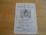1933 Joe Ghnouly vs. Battling Shaw Boxing Program