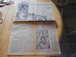 Hank Aaron hits home run #715 sports section