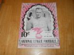 1937 Pro football Chicago Cardinals at Philadelphia Eagles game program