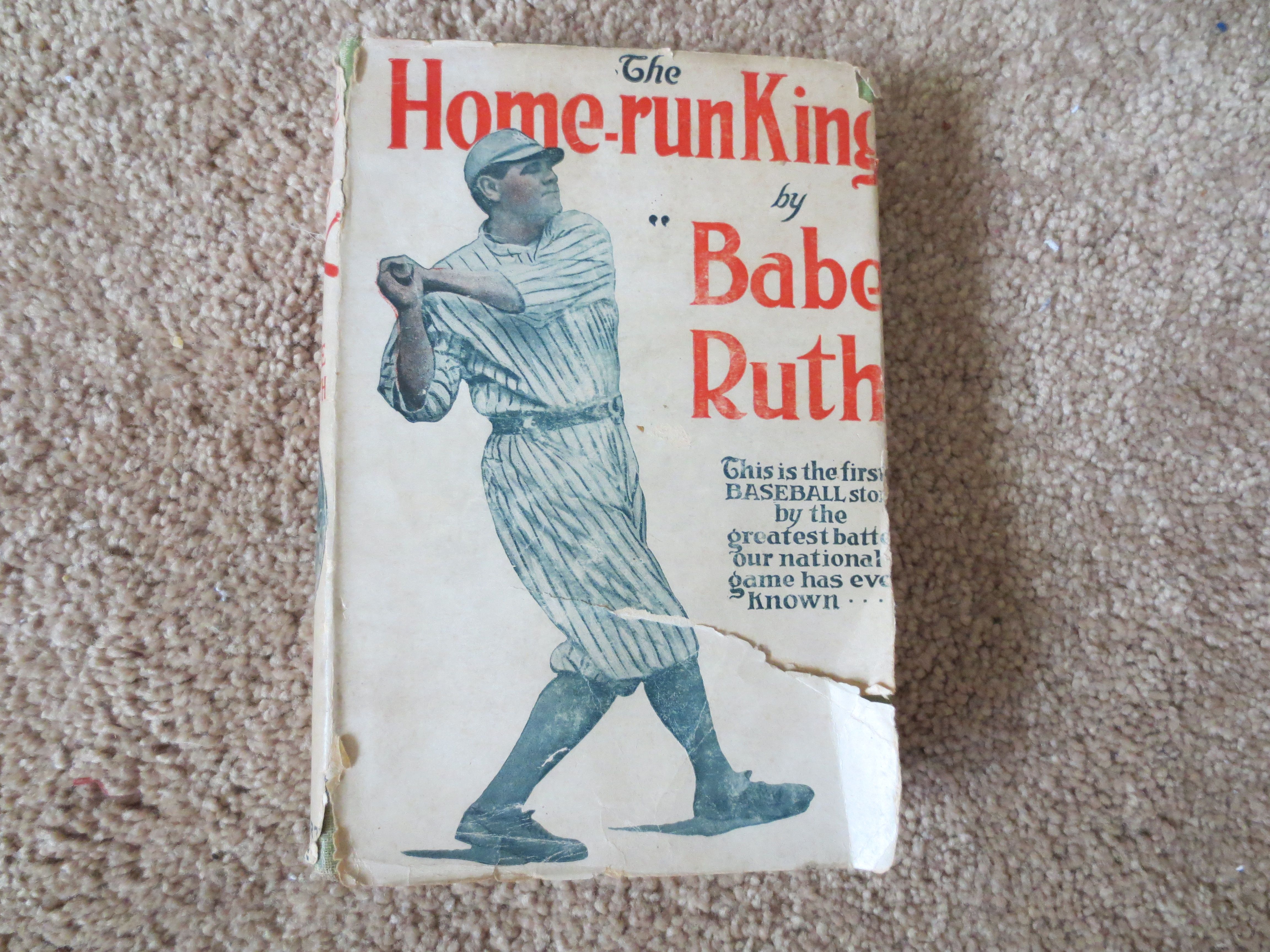 Sold at Auction: VERY RARE THE HOME RUN KING BY BABE RUTH FIRST