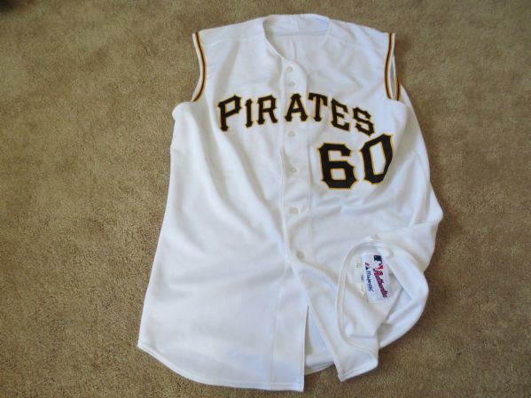 2003 Pittsburgh Pirates Game Used Game Worn vest Jersey Bobby Bradley