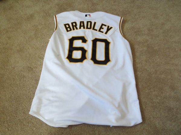 2003 Pittsburgh Pirates Game Used Game Worn vest Jersey Bobby Bradley