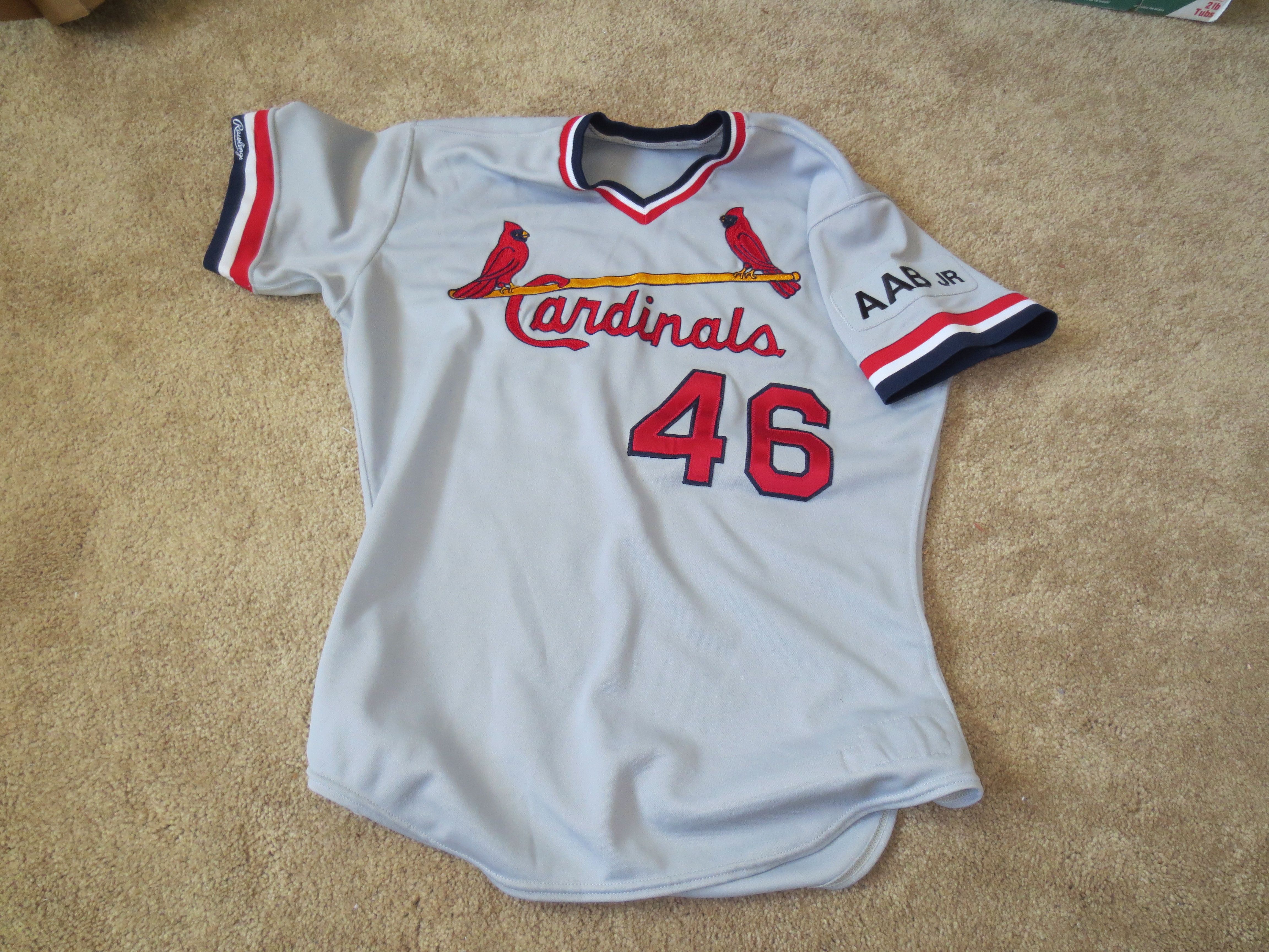 Lot Detail - 1989 St. Louis Cardinals baseball game used worn Jersey Ken  Dayley #46