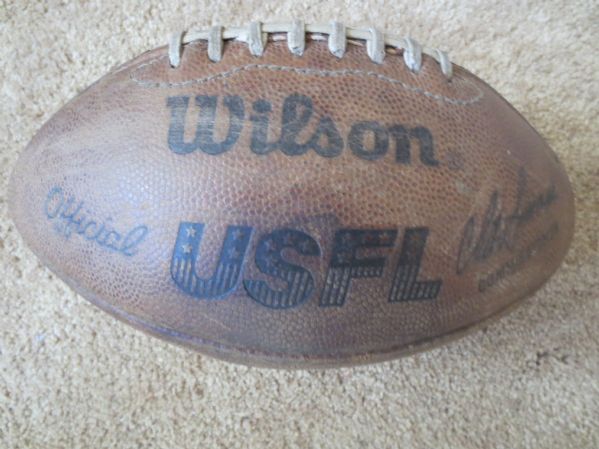 1984 USFL Wilson Game Used Football ?