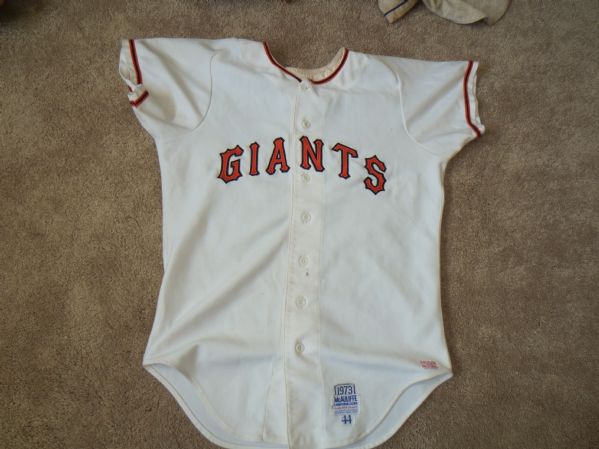 1973 San Francisco Giants Game Used/Worn Jersey Butch Metzger