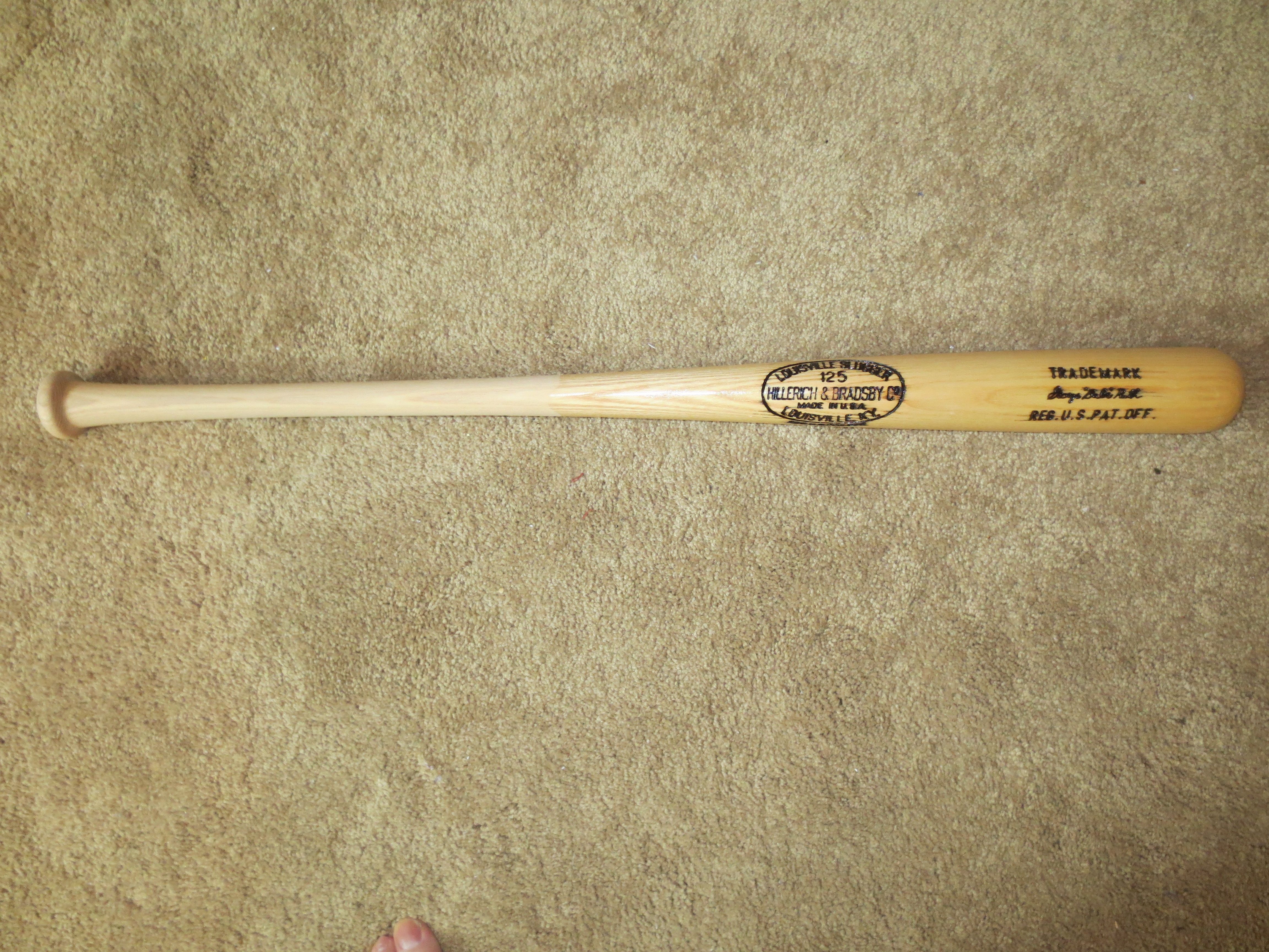 Lot Detail - Replica 1935 Babe Ruth Game Bat Louisville Slugger