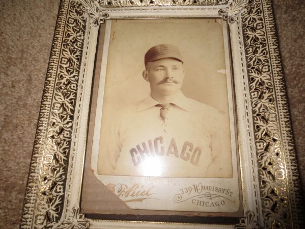 1880's Baseball Cabinet Card Chicago George F. Rich Portraits