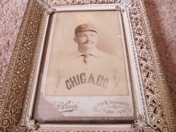 1880's Baseball Cabinet Card Chicago George F. Rich Portraits