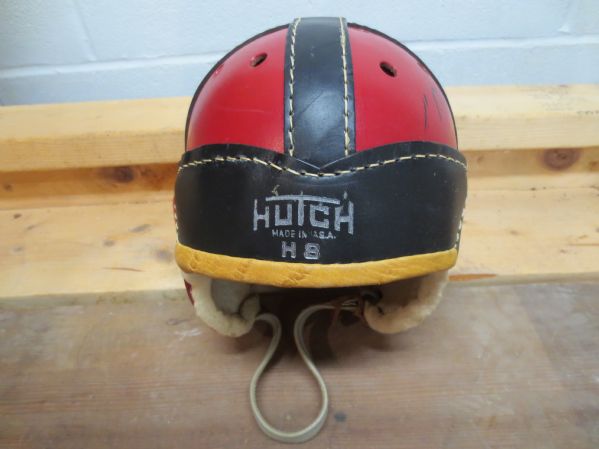 Circa 1930 Hutch Football Helmet Model H8 Never Used? in its original box  WOW