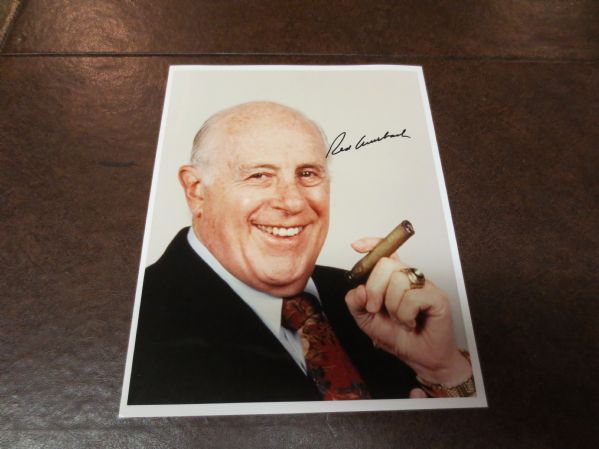 Autographed Red Auerbach Color Photo Basketball HOF Boston Celtics  10 x 8