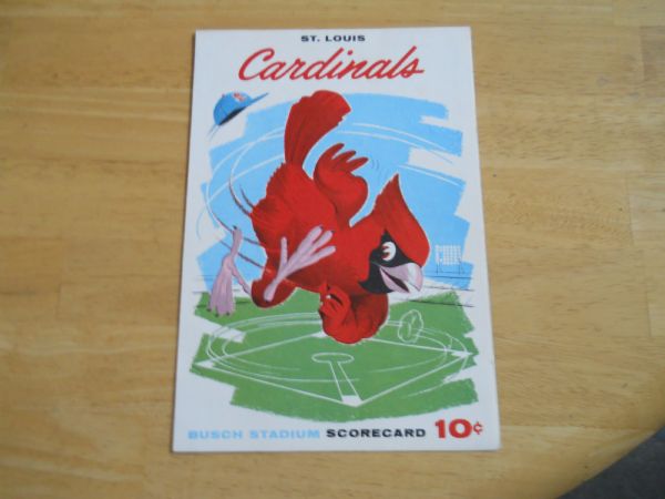 New York Mets First Program EVER 4-11-62 vs. Cardinals  RARE