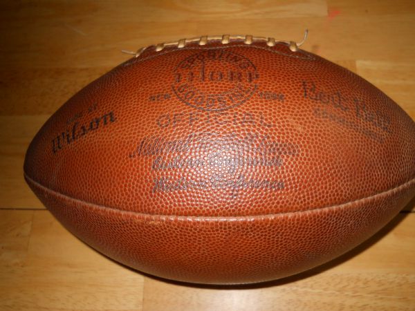 Circa 1950 Official NFL The Duke Football by Wilson,  Bert Bell Commissioner 