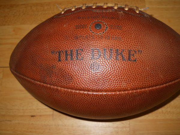 Circa 1950 Official NFL The Duke Football by Wilson,  Bert Bell Commissioner 