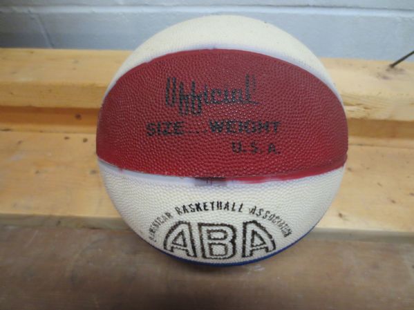 1967 Official ABA American Basketball Association basketball Dr. J