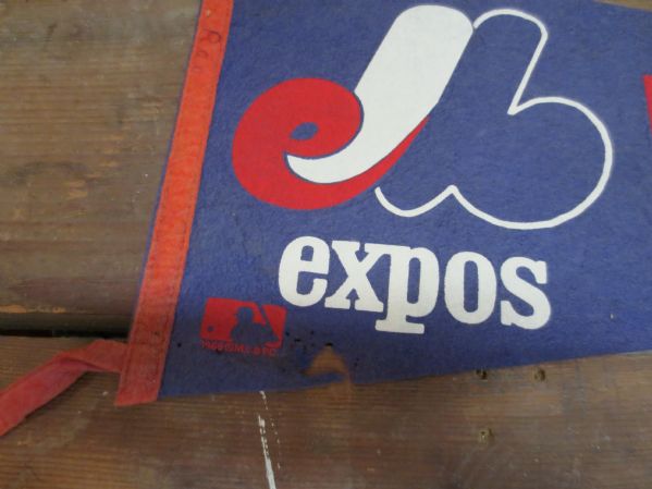 1969 Montreal Expos soft felt pennant 33  First Year of defunct team