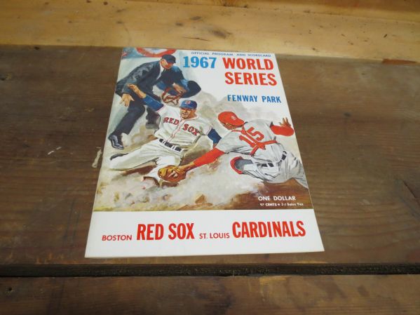 1967 World Series St. Louis Cardinals at Boston Red Sox Program Nm-mt!!!