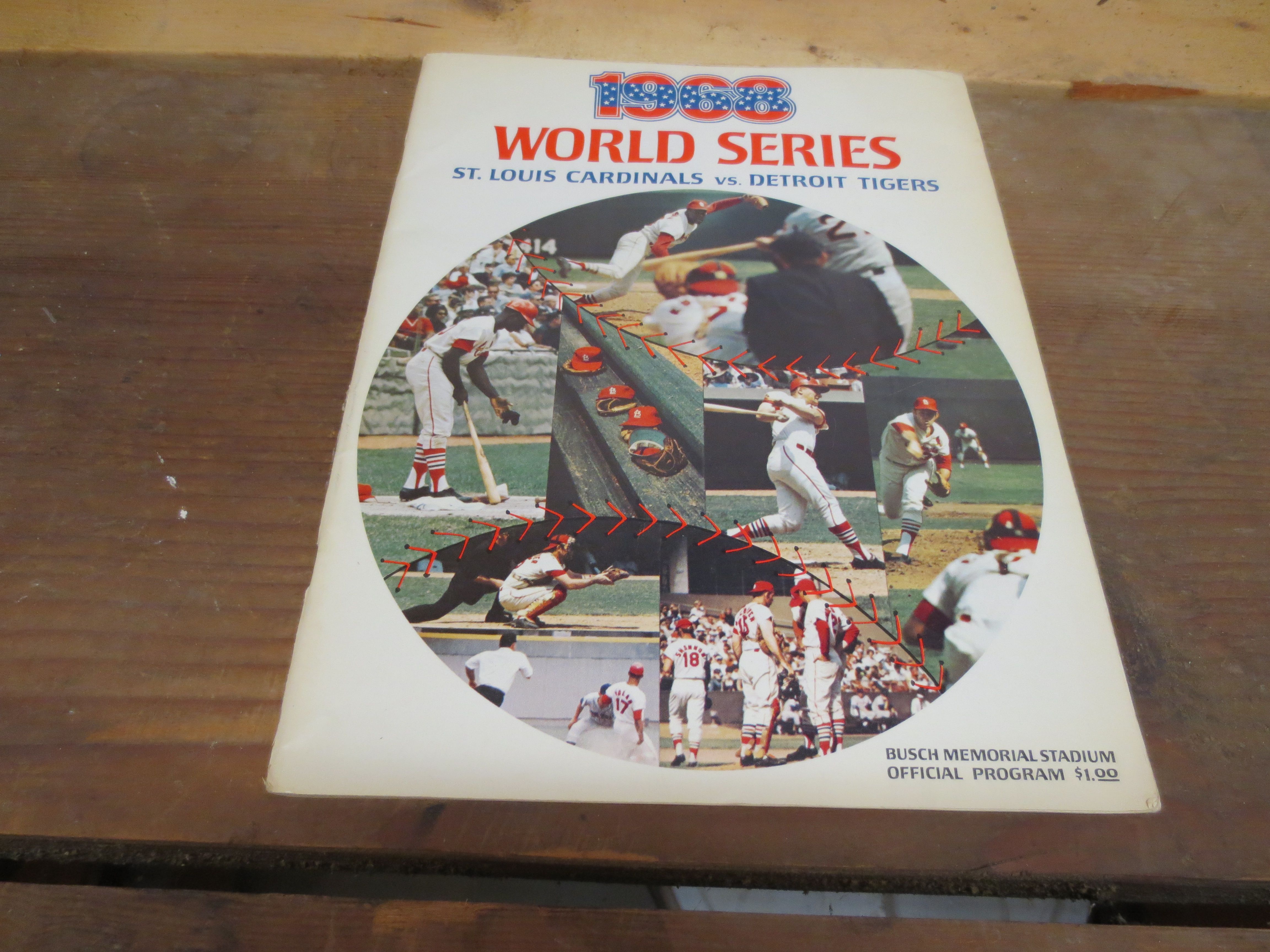 Lot Detail - 1968 World Series Detroit Tigers at St. Louis Cardinals Program Unscored