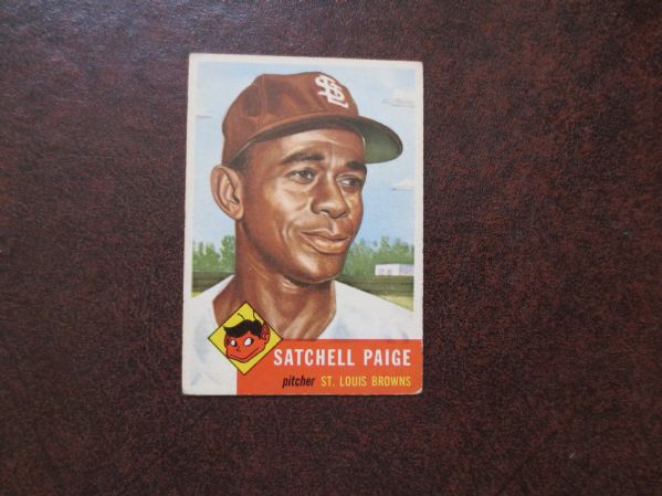 1953 Topps Satchell Paige #220 baseball card