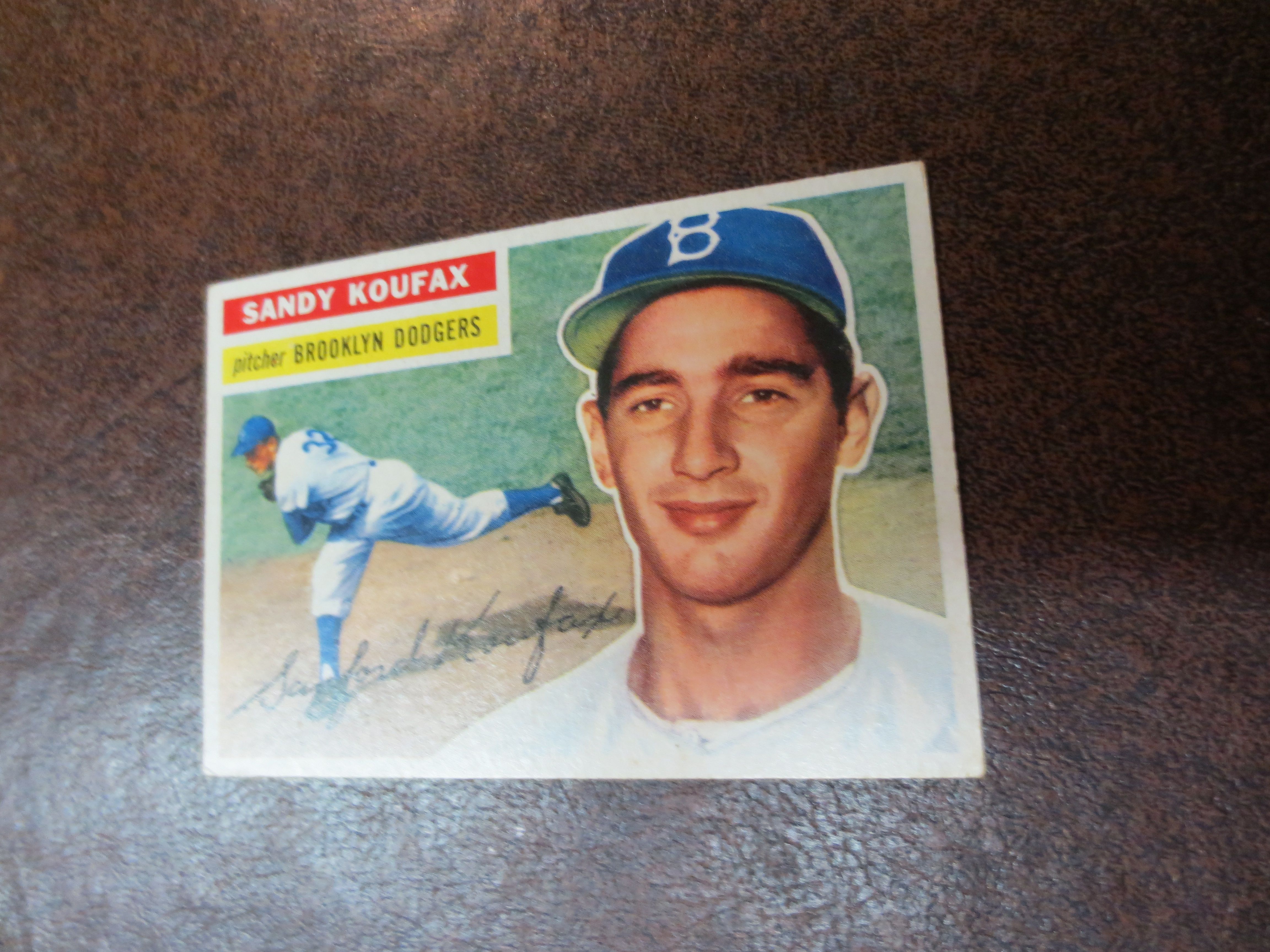 Lot Detail - 1956 Topps Sandy Koufax #79 baseball card 2nd year