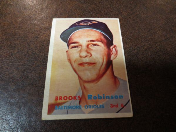 1957 Topps Brooks Robinson rookie card #328