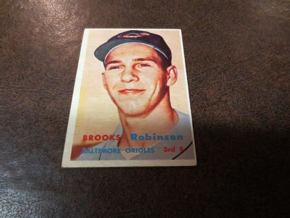 1957 Topps Brooks Robinson rookie card #328