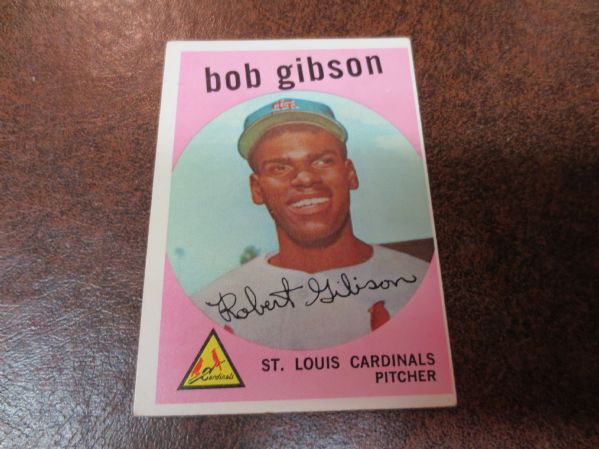 1959 Topps Bob Gibson #514 Rookie Card