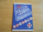 1951 Brooklyn Dodgers vs. New York Giants baseball program