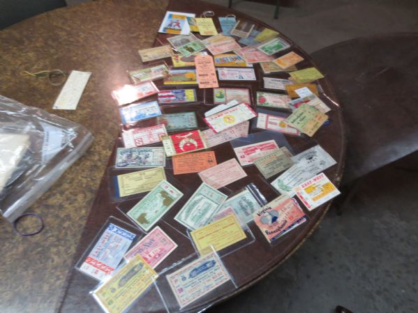 Approx. 70 different 1924-1971 College Football tickets Most Pre-40 and Rose Bowl