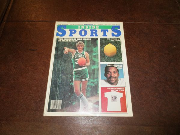 First Issue Ever Inside Sports Magazine Larry Bird on cover