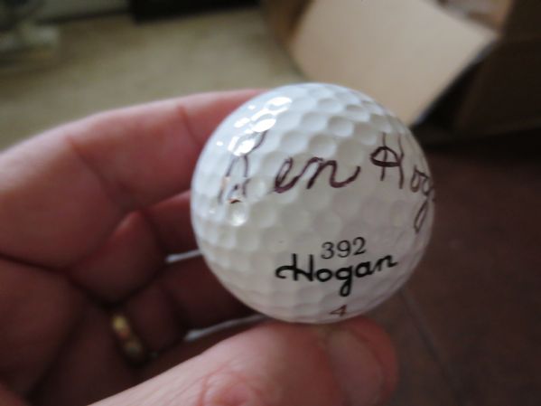 Ben Hogan Autographed Hogan 4 Golf Ball