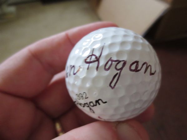 Ben Hogan Autographed Hogan 4 Golf Ball