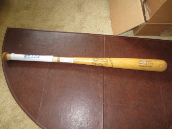 1961-67 Mickey Mantle Professional Model bat with MEARS LOA   36