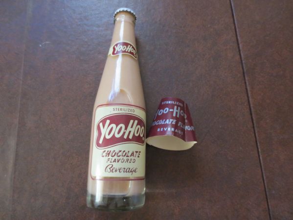 1960's YooHoo Moxie Bottle with Mickey Mantle Cap   TOUGH!