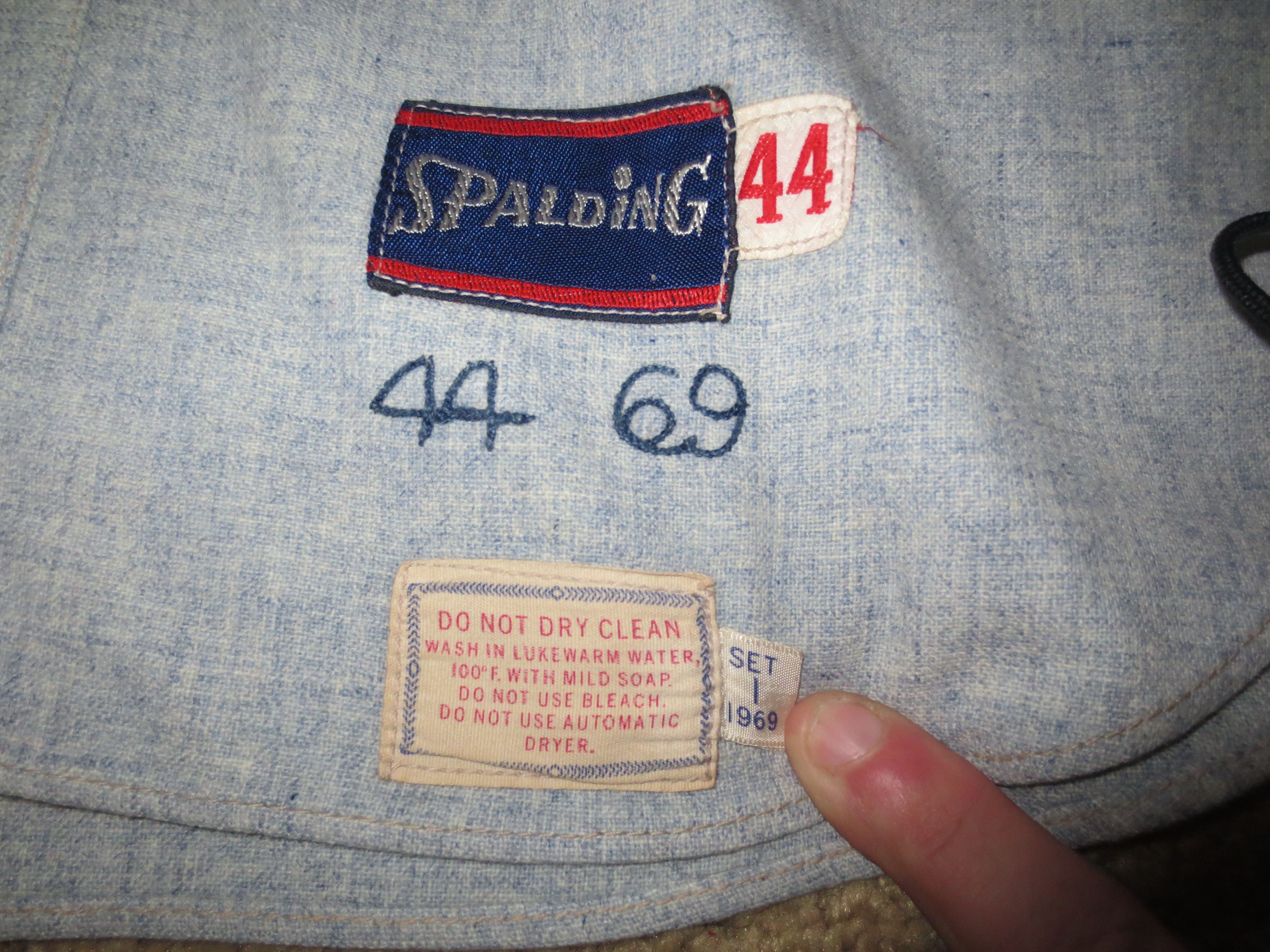 Lot Detail - 1969 Atlanta Braves No. 55 Team-Issued Road Flannel Jersey