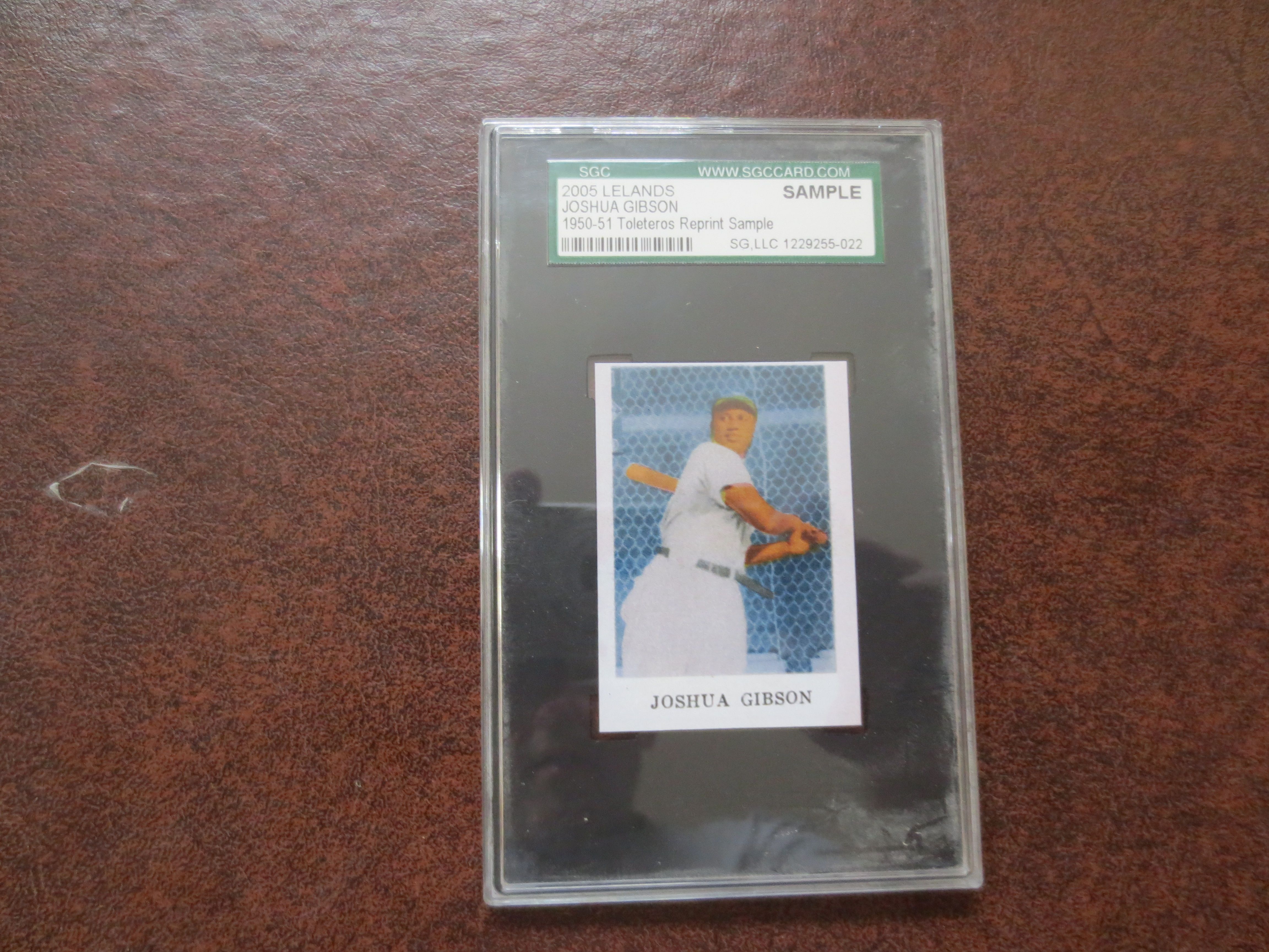 Hake's - 1950-1951 TOLETEROS & TOLETEROS IN ACTION COMPLETE CARD SETS IN  ALBUM INCLUDING JOSHUA GIBSON CARD.