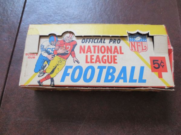 1964 Philadelphia football Empty 5c Wax Box Super Condition!