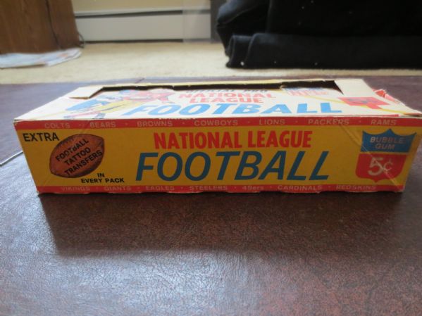 1964 Philadelphia football Empty 5c Wax Box Super Condition!