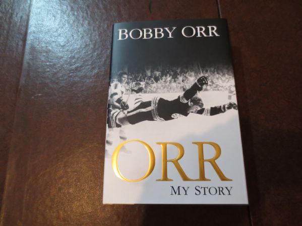 Bobby Orr autographed Orr My Story hardcover book