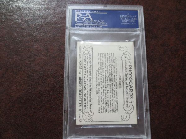1937 Joe Louis Ardath Photocards boxing card PSA 7 nm