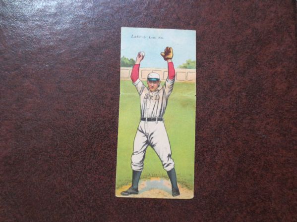 1911 T201 Robert Wallace/Joseph Lake baseball card 