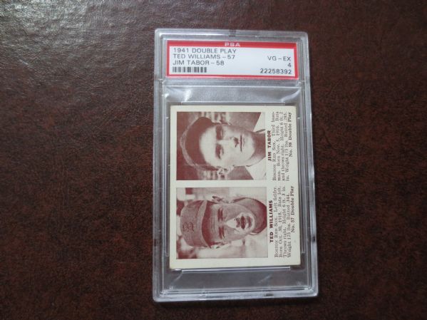 1941 Double Play Ted Williams/Jim Tabor PSA 4 vg-ex #57-58