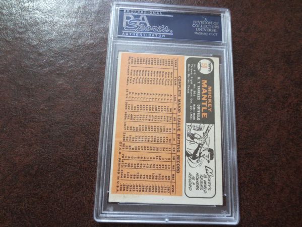 1966 Topps Mickey Mantle PSA 4.5 vg-ex+ baseball card #50