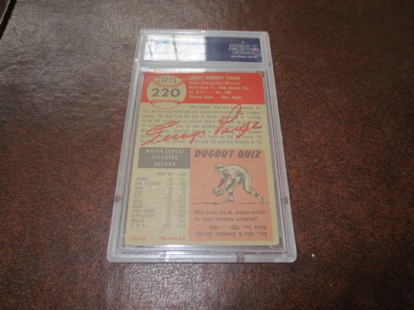 1953 Topps Satchell Paige #220 PSA 3 vg baseball card Hall of Fame