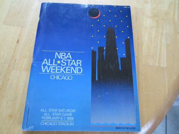1988 NBA All Star Game Program with 67 autographs (41 HOF)   WOW!!!
