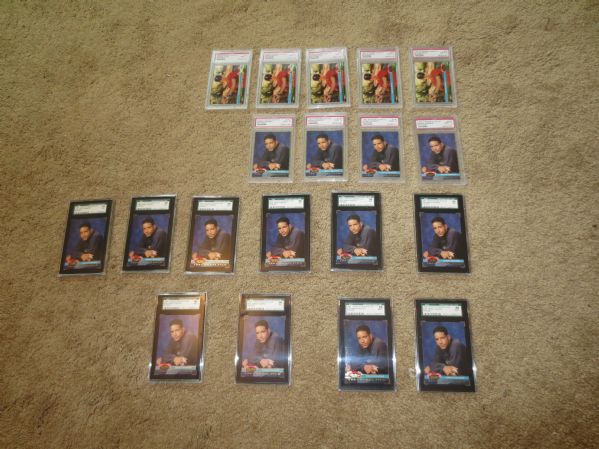 (18) 1991, 92 Topps Stadium Club Baseball Manny Ramirez & Shawn Green cards