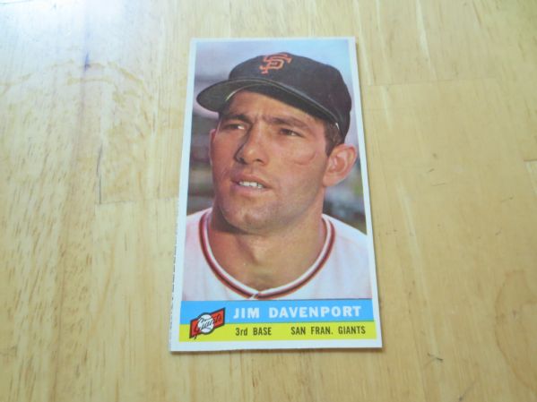 1959 Bazooka Gum Card of Jim Davenport San Francisco Giants   TOUGH