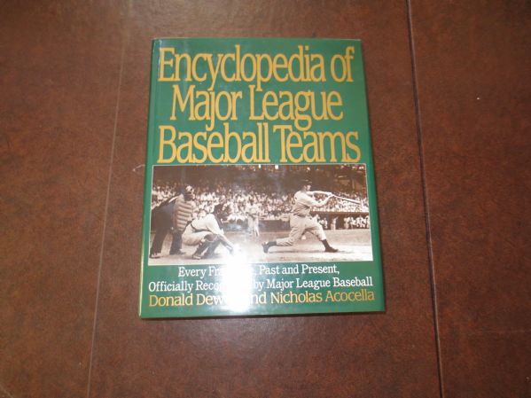 Encyclopedia of Major League Baseball Teams hardcover book by Donald Dewey