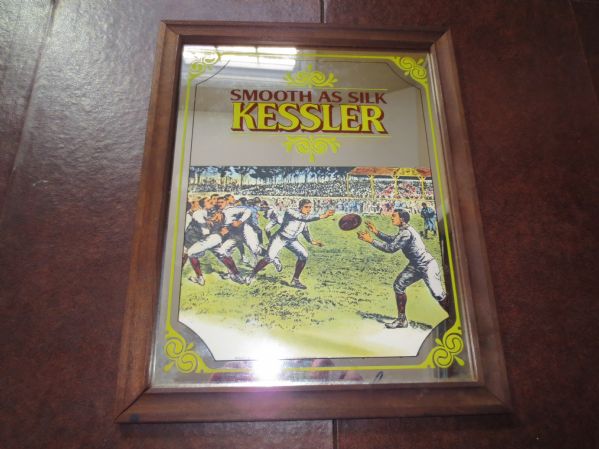 Smooth as Silk Kessler Mirror shows early football scene  Mechanical Mirror Works New York