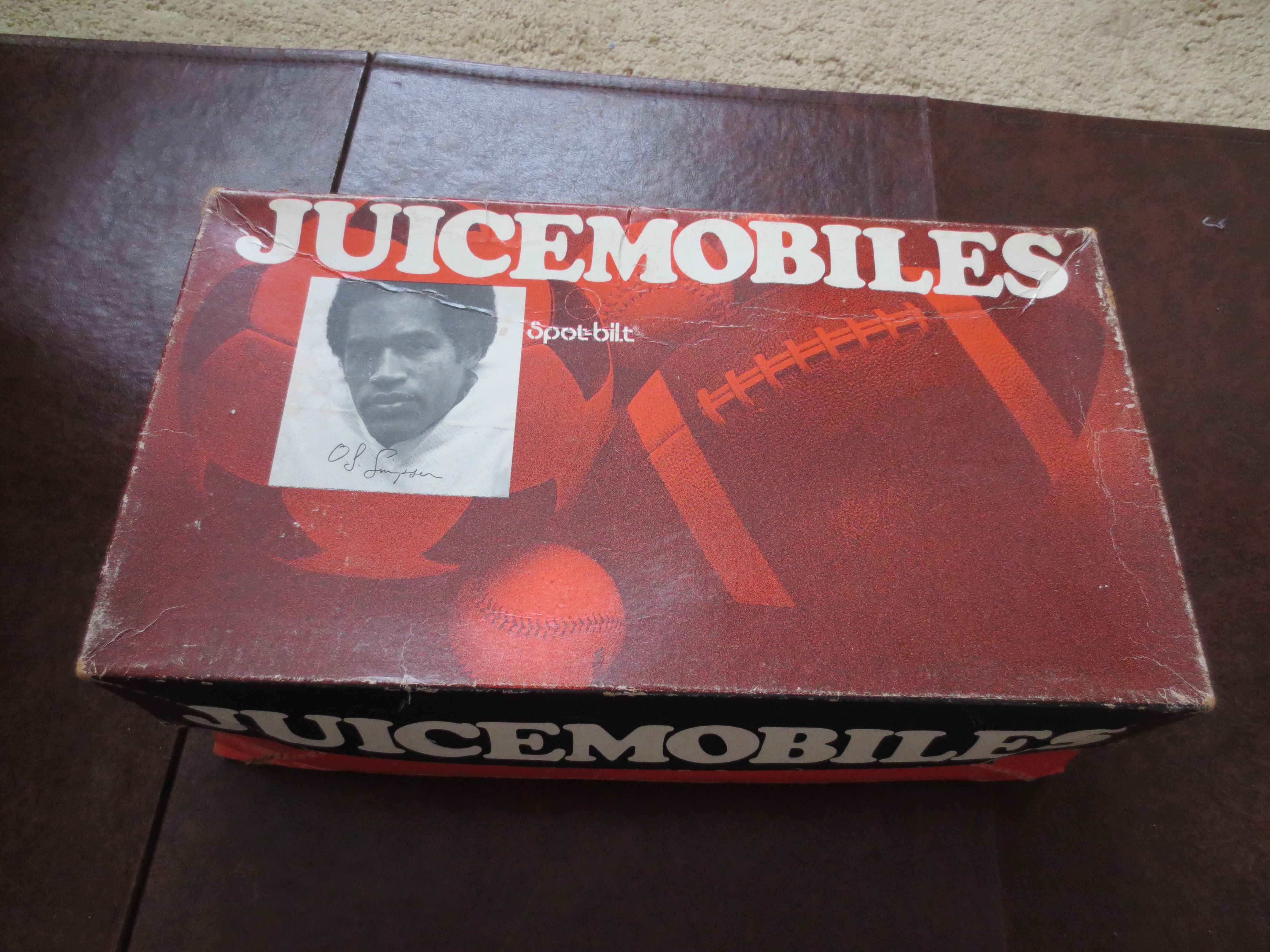 O.J. Simpson Signed Vintage 'OJ Spot-Bilt Tuff Mobiles' Turf