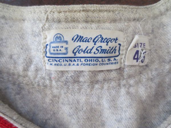 (2) 1940's-50's Baseball Uniforms Jerseys and Pants MacGregor Goldsmith Spalding Hauff Omaha NE